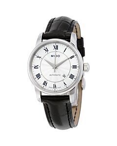 Men's Baroncelli II Leather Silver Dial
