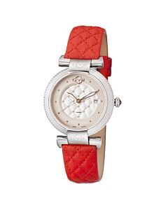 Women's Berletta (Quilted) Leather White (Quilted) (Crystal-set) Dial Watch