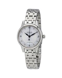 Women's Boheme Stainless Steel Silvery-White Guilloche Dial Watch