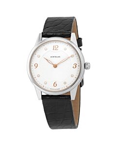 Women's Bohème (Alligator) Leather White Dial Watch