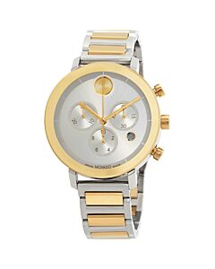 Women's Bold Evolution Chronograph Stainless Steel Silver Dial Watch