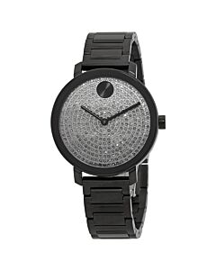 Women's Bold Evolution Stainless Steel Grey Crystal Dial Watch