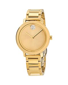 Women's BOLD Evolution Stainless Steel Yellow Gold Dial Watch