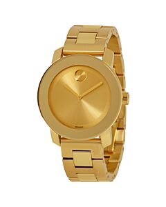 Bold Gold Dial Gold Tone Ion Plated Stainless Steel