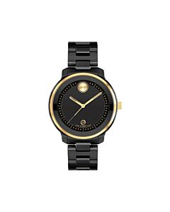 Women's Bold Verso Ceramic Black Dial Watch