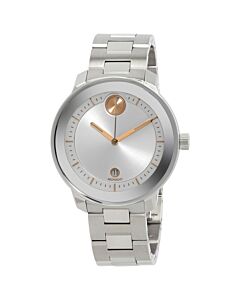 Women's BOLD Verso Stainless Steel Silver-Toned Metallic Dial Watch