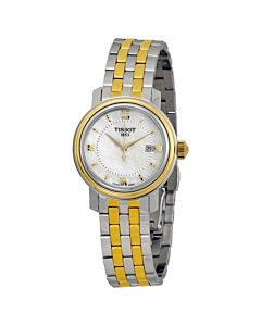 Women's Bridgeport Stainless Steel White Mother of Pearl Dial