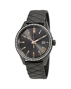 Women's Carrera (Quilted) Leather Anthracite Dial Watch