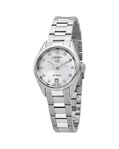Women's Carrera Stainless Steel White Dial Watch