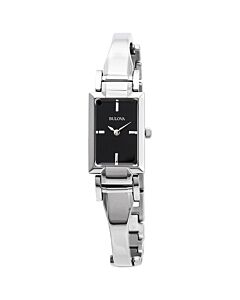 Women's Casual Stainless Steel Black Dial Watch