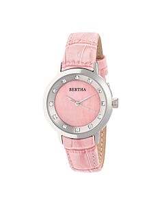 Women's Cecelia Leather Pink Dial