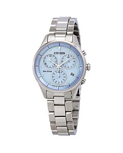 Women's Chandler Chronograph Stainless Steel Blue Dial Watch