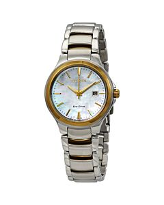 Women's Chandler Stainless Steel Light Blue Mother of Pearl Dial
