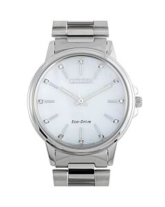 Women's Chandler Stainless Steel Mother of Pearl Dial Watch