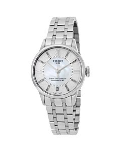 Women's Chemin Des Tourelles Stainless Steel White Mother of Pearl Dial