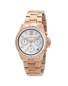 Women's Chronograph Stainless Steel Silver Dial Watch
