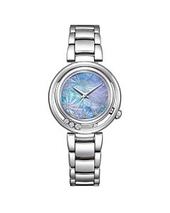 Women's Citizen L Stainless Steel Mother of Pearl Blue Dial Watch
