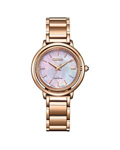 Women's Citizen L Stainless Steel Mother of Pearl Dial Watch