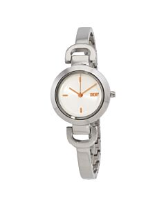 Women's City Link Stainless Steel White Dial Watch