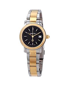 Women's City Stainless Steel Black Dial Watch
