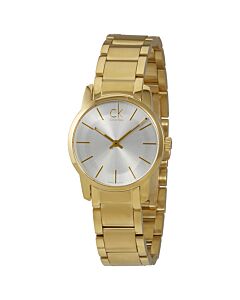 Women's City Stainless Steel Silver Dial Watch