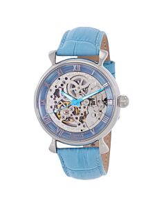 Women's Classic Genuine Leather Blue Dial Watch