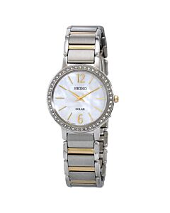 Women's Classic Lady Stainless Steel Mother of Pearl Dial Watch
