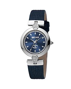 Women's Classic Leather Blue Dial Watch