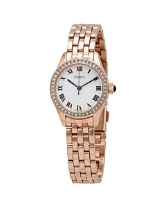 Women's Classic Stainless Steel White Dial Watch