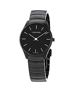 Women's Classic Too Stainless Steel Black Dial Watch