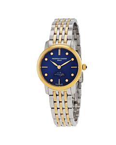 Women's Classics Stainless Steel & Yellow Gold Blue Dial Watch