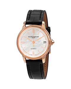Women's Classima (Alligator) Leather Mother of Pearl Dial Watch