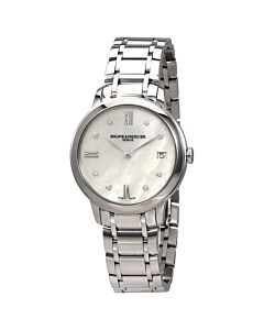 Women's Classima Stainless Steel White Mother of Pearl Dial