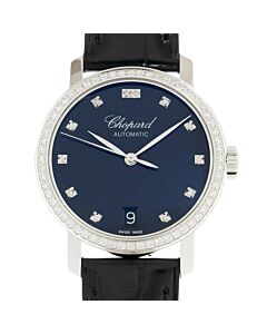 Womens-Classique-Leather-Black-Dial-Watch
