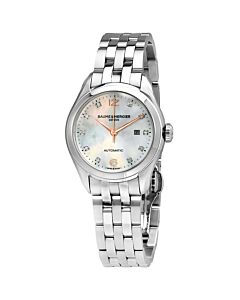 Women's Clifton Stainless Steel Mother of Pearl Dial