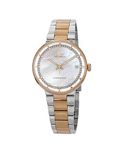 Women's Commander II Stainless Steel White Mother of Pearl Dial Watch