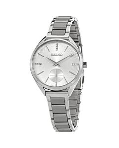 Women's Conceptual 50th Anniversary Stainless Steel Silver Dial Watch