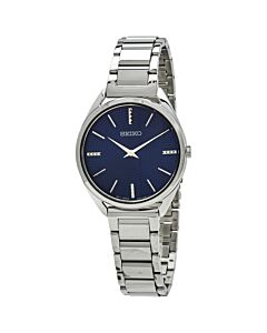 Women's Conceptual Stainless Steel Blue Dial Watch