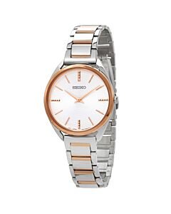 Women's Conceptual Stainless Steel Silver Dial Watch