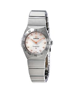 Women's Constellation Manhattan Stainless Steel Silver Dial Watch