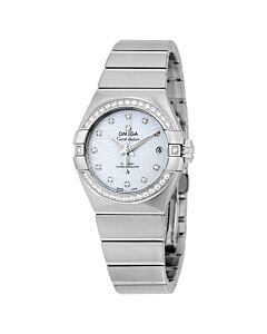Women's Constellation Stainless Steel Mother of Pearl Dial