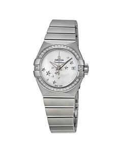 Women's Constellation Stainless Steel Mother of Pearl (Star Design) Dial