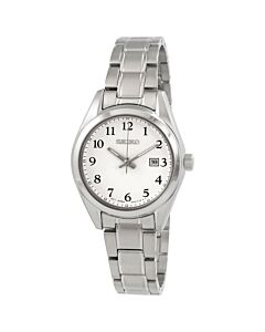 Women's Core Stainless Steel White Dial Watch