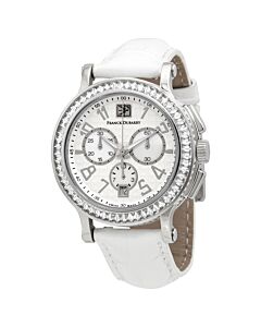 Women's Crazy Colors Chronograph Leather White Dial Watch