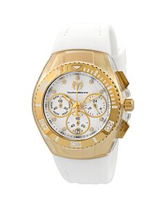 Women's Cruise Chronograph Silicone White Dial Watch