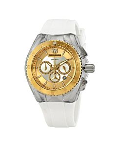 Women's Cruise Dream Chronograph Selicone Gold Dial Watch