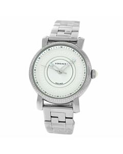 Women's Day Glam Stainless Steel Silver-tone Dial Watch