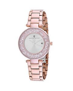 Women's Dazzle Stainless Steel Silver-tone Dial Watch