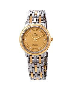 Women's De Ville Stainless Steel/18k Yellow Gold Champagne Dial