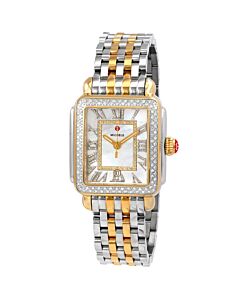 Women's Deco Madison Stainless Steel Silver-tone Dial Watch